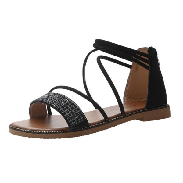 sagace women simple open-toe outdoor beach non-slip roma casual round head square heel zipper bordered outdoor concise sandal, Black
sagace women simple open-toe outdoor beach non-slip roma casual round head square heel zipper bordered outdoor concise sandal, Black