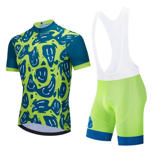 racing sets 2021 green funny face cycling jersey set men summer short sleeve bike clothing wear quick drying 9d gel pad breathable, Black;blue
racing sets 2021 green funny face cycling jersey set men summer short sleeve bike clothing wear quick drying 9d gel pad breathable, Black;blue