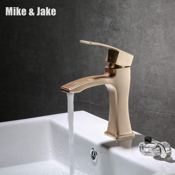 bathroom sink faucets gold brush basin faucet brass single handle water tap cold and mixer mj1108
bathroom sink faucets gold brush basin faucet brass single handle water tap cold and mixer mj1108