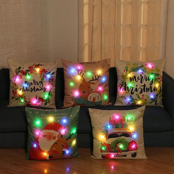 cushion/decorative pillow cushion cover led lighting pillows christmas home sofa pillowcase living room decoration
cushion/decorative pillow cushion cover led lighting pillows christmas home sofa pillowcase living room decoration