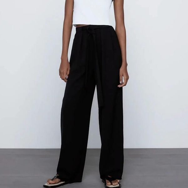 women's pants & capris woman lace-up black spring/summer 2021 straight drape wide-leg casual streetwear old all-match, Black;white
women's pants & capris woman lace-up black spring/summer 2021 straight drape wide-leg casual streetwear old all-match, Black;white