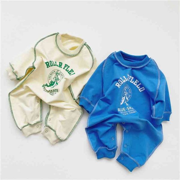 milancel baby rompers infant boys clothes cartoon print toddler girls jumpsuit playsuit 210826, Blue
milancel baby rompers infant boys clothes cartoon print toddler girls jumpsuit playsuit 210826, Blue