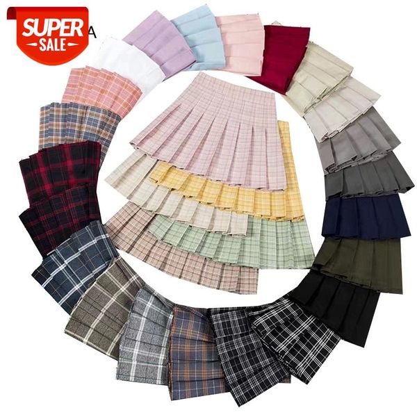 fashion women pleated skirt summer high waist ladies plaid skirts preppy style female mini skirts slim sweet girls short skirt #jb6a, Black 
fashion women pleated skirt summer high waist ladies plaid skirts preppy style female mini skirts slim sweet girls short skirt #jb6a, Black
