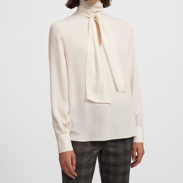 2021 spring and autumn new style fashion temperament wild streamer casual solid color shirt women 7nnv, White
2021 spring and autumn new style fashion temperament wild streamer casual solid color shirt women 7nnv, White