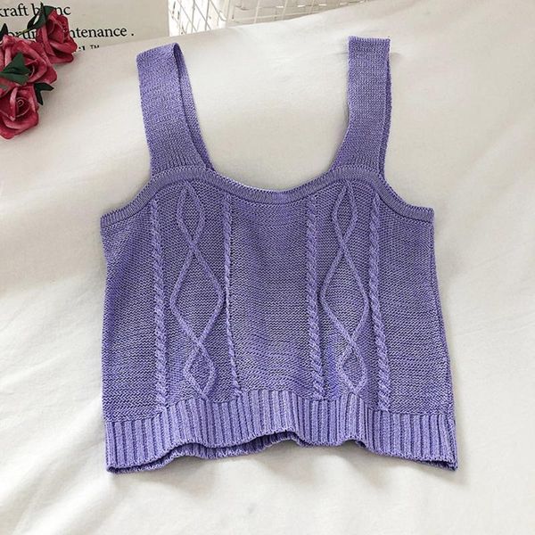 women's tanks & camis 2021 korean women summer sleeveless knitted crop tank sweet floral embroidered vest vintage solid color sweater, White
women's tanks & camis 2021 korean women summer sleeveless knitted crop tank sweet floral embroidered vest vintage solid color sweater, White