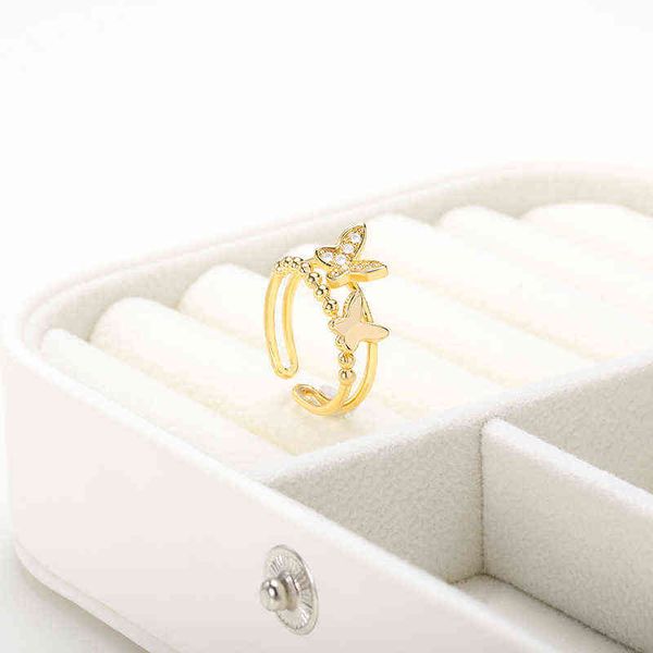 double layer shiny butterfly rings for women girl opening insect ring vintage anniversary wedding jewelry christmas gift g1125, Slivery;golden
double layer shiny butterfly rings for women girl opening insect ring vintage anniversary wedding jewelry christmas gift g1125, Slivery;golden