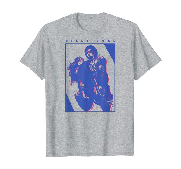 billy joel - speed t-shirt, White;black