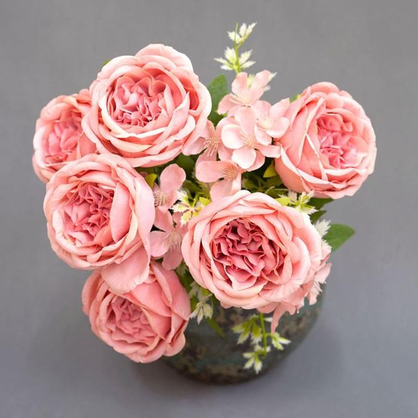 decorative flowers & wreaths peonies artificial silk small bouquet flores home party spring wedding decoration mariage 6 heads / bouque fake
decorative flowers & wreaths peonies artificial silk small bouquet flores home party spring wedding decoration mariage 6 heads / bouque fake