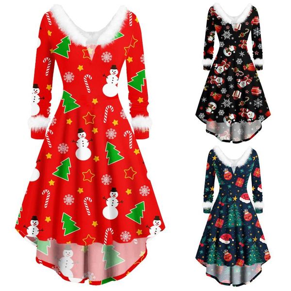 casual dresses christmas swing costume irregular-hem dress xmas clothing women evening party clothes winter, Black;gray
casual dresses christmas swing costume irregular-hem dress xmas clothing women evening party clothes winter, Black;gray