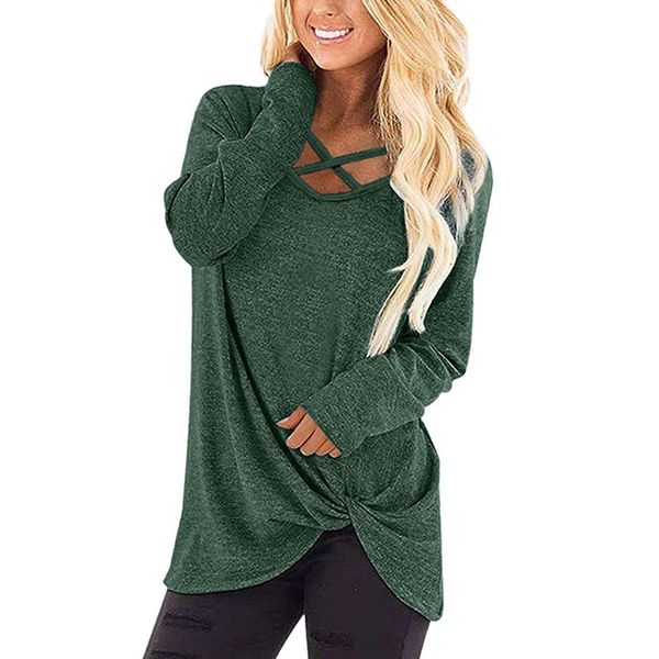 2021 new autumn for women clothes v-neck long sleeve casual fashion plus size t shirts ladies tee shirt femme w8r2, White
2021 new autumn for women clothes v-neck long sleeve casual fashion plus size t shirts ladies tee shirt femme w8r2, White
