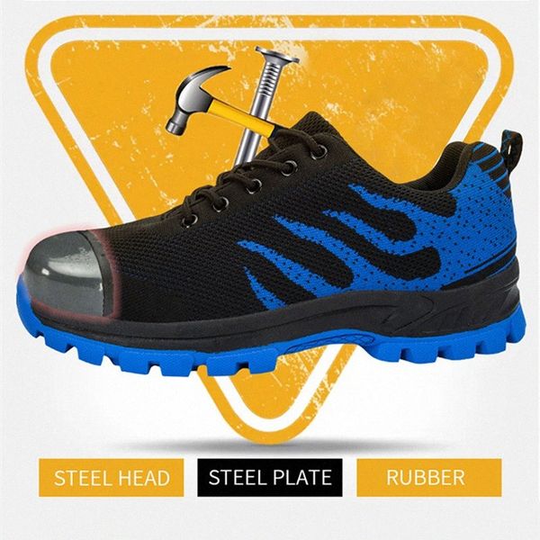 men's safety shoes steel toe construction protective footwear lightweight 3d shockproof work sneaker shoes for men size48 90qp#, Black
men's safety shoes steel toe construction protective footwear lightweight 3d shockproof work sneaker shoes for men size48 90qp#, Black