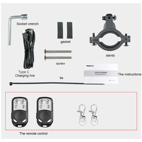 bike horns y1uc wireless electronic horn remote control anti-theft bicycle alarm bell easy install cycling repair parts
bike horns y1uc wireless electronic horn remote control anti-theft bicycle alarm bell easy install cycling repair parts