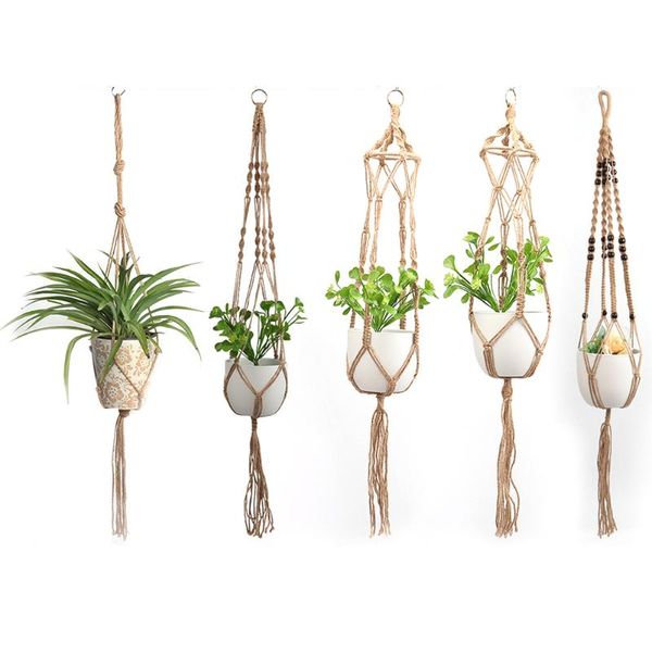 planters & pots vintage flower pot net bag braided home decor plant hanging basket knotted rope garden hanger tray decoration
planters & pots vintage flower pot net bag braided home decor plant hanging basket knotted rope garden hanger tray decoration