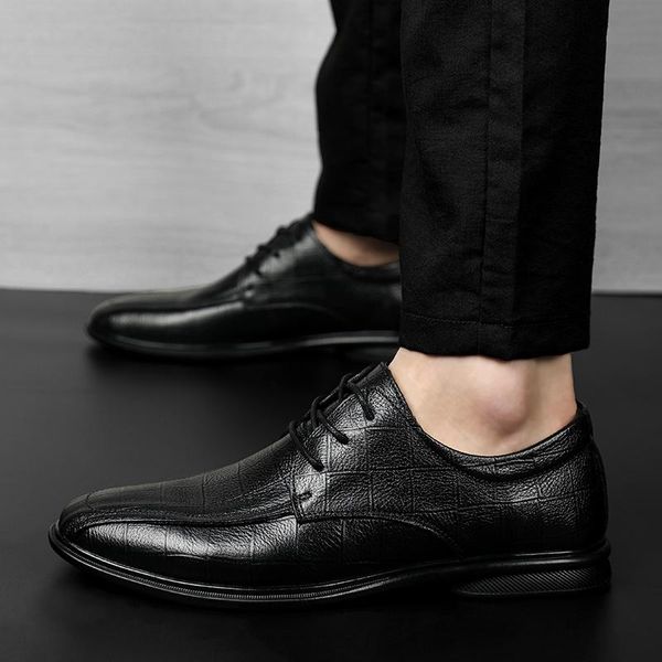 dress shoes genuine leather men casual lace up spring summer 2021 arrival breathable soft men's handmade black flats
dress shoes genuine leather men casual lace up spring summer 2021 arrival breathable soft men's handmade black flats