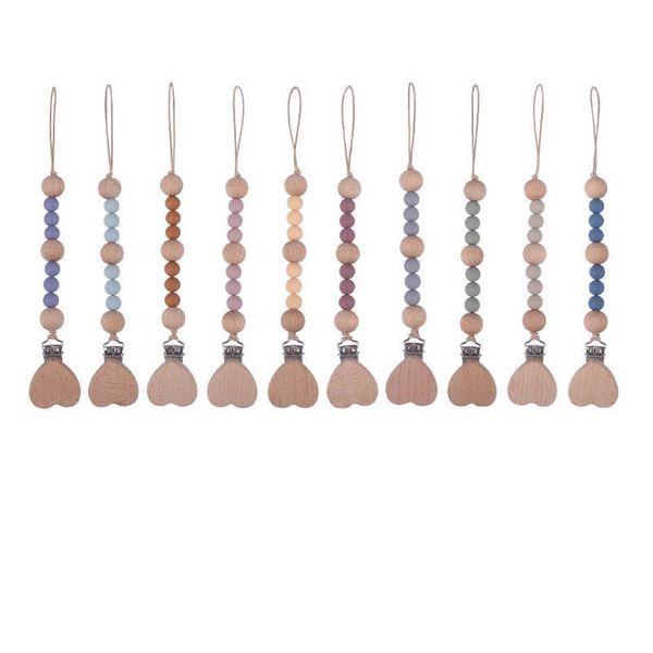 baby pacifier holders chain clips natural wooden silicone teething beads newborn teeth practice toys infant feeding kids chew toy love acces
baby pacifier holders chain clips natural wooden silicone teething beads newborn teeth practice toys infant feeding kids chew toy love acces