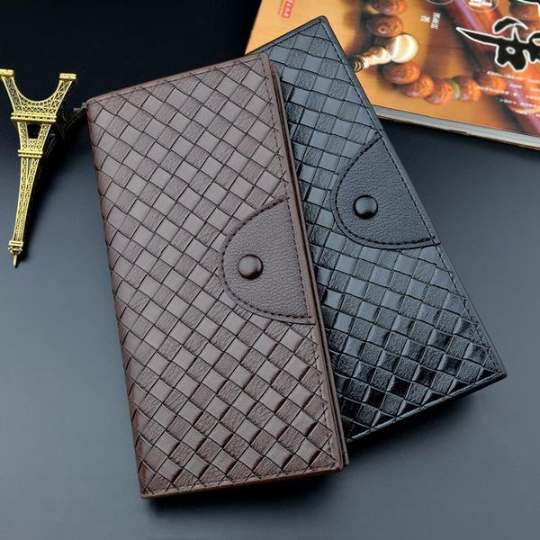 wallets men's wallet long lattice thin soft man fashion embossed youth large purse dollar capacity 3 fold multi-card 602, Red;black
wallets men's wallet long lattice thin soft man fashion embossed youth large purse dollar capacity 3 fold multi-card 602, Red;black
