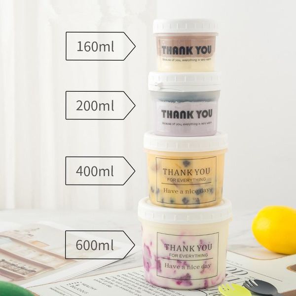 disposable dinnerware 10pcs matte transparent plastic jar 600ml400ml homemade yogurt dessert packaging box round ice cream cup
disposable dinnerware 10pcs matte transparent plastic jar 600ml400ml homemade yogurt dessert packaging box round ice cream cup