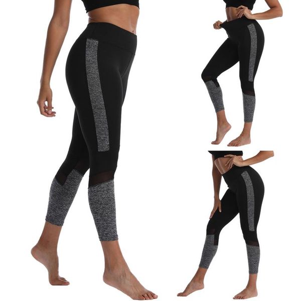 women's leggings fitness women push up high waist pants patchwork hip lift workout sports gym running, Black
women's leggings fitness women push up high waist pants patchwork hip lift workout sports gym running, Black