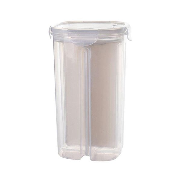 storage bottles & jars furnishingnice 2/4 grids plastic kitchen cereal dispenser sealed flour grain rice box dry food container
storage bottles & jars furnishingnice 2/4 grids plastic kitchen cereal dispenser sealed flour grain rice box dry food container