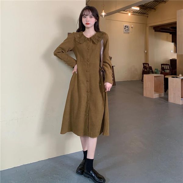 casual dresses early autumn dress little ladies 2021 french hepburn wind black lace collar doll long-sleeved, Black;gray
casual dresses early autumn dress little ladies 2021 french hepburn wind black lace collar doll long-sleeved, Black;gray