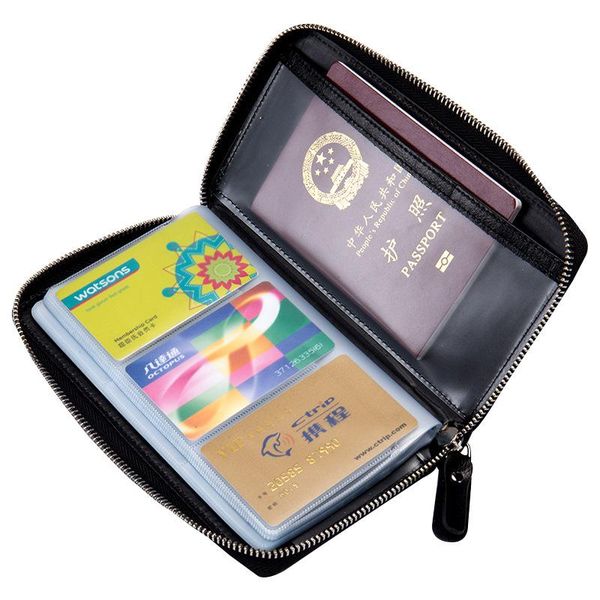 card holders fashion multifunctional passport bag zipper rfid holder for men women genuine leather ticket clip pouch box 11, Brown;gray
card holders fashion multifunctional passport bag zipper rfid holder for men women genuine leather ticket clip pouch box 11, Brown;gray