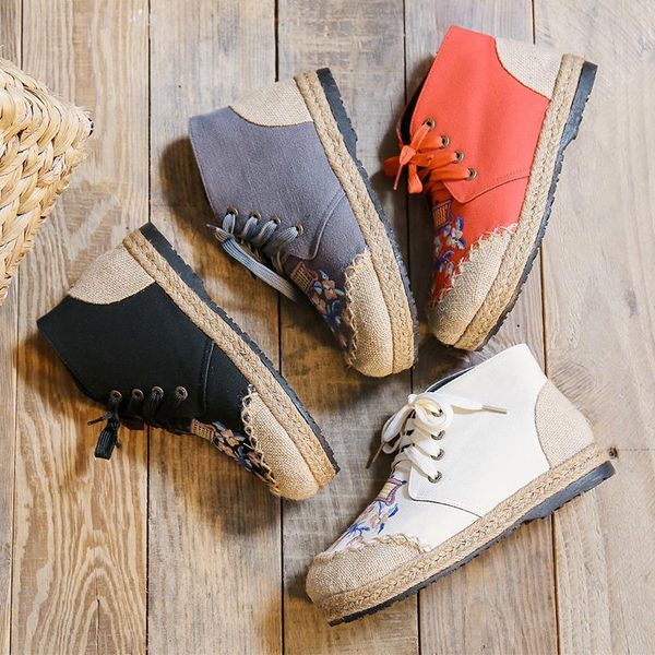 boots lace up women 2021 shoes round toe flat heel low mid calf rubber ladies embroider fabric spring lace-up floral cross-t, Black
boots lace up women 2021 shoes round toe flat heel low mid calf rubber ladies embroider fabric spring lace-up floral cross-t, Black