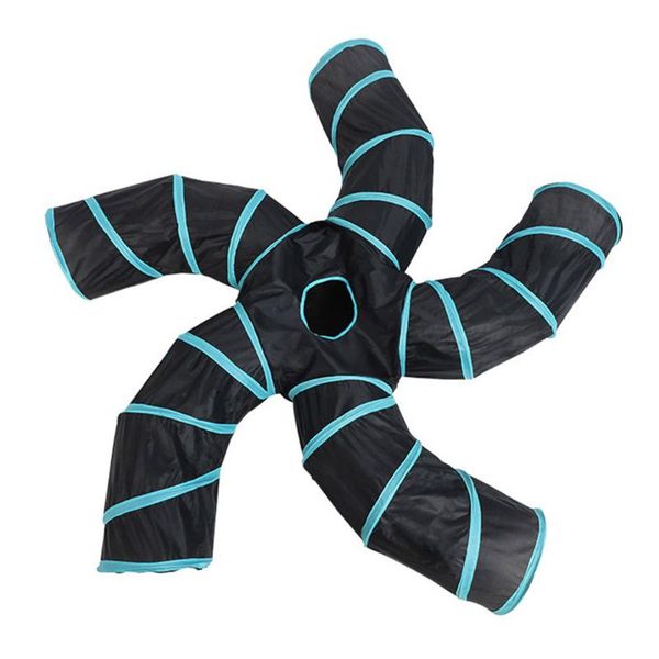 cat toys 5 holes pet tunnel indoor outdoor training toy for animal play tube 
cat toys 5 holes pet tunnel indoor outdoor training toy for animal play tube
