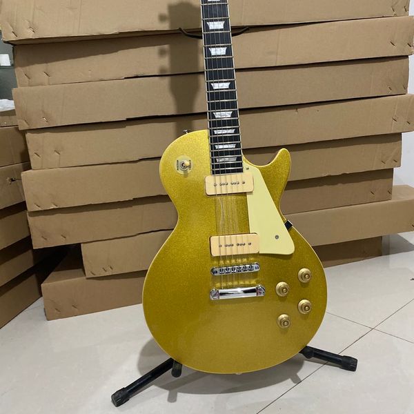 lp electric guitar goldp90 pickups rosewood fingerboard mahogany body chrome hardware
lp electric guitar goldp90 pickups rosewood fingerboard mahogany body chrome hardware