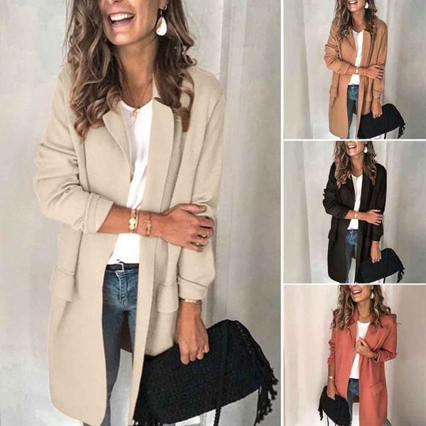women's jackets spring office ladies business coat trip casual women suit slim hip long sleeve lapel outwear female autumn coats, Black;brown
women's jackets spring office ladies business coat trip casual women suit slim hip long sleeve lapel outwear female autumn coats, Black;brown