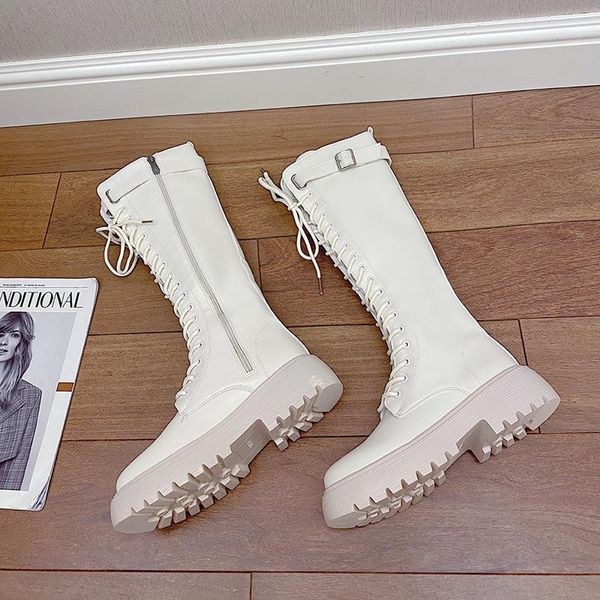 boots high riding women belt buckle punk snowboots white 2021 autumn female velet fur warm winter shoes tall snow, Black
boots high riding women belt buckle punk snowboots white 2021 autumn female velet fur warm winter shoes tall snow, Black