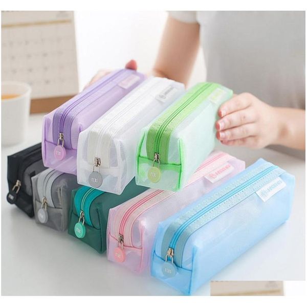 school mesh pencil cases kawaii cute solid color transparent pencil box school student pen bag supplies l jllswk jhhome
school mesh pencil cases kawaii cute solid color transparent pencil box school student pen bag supplies l jllswk jhhome