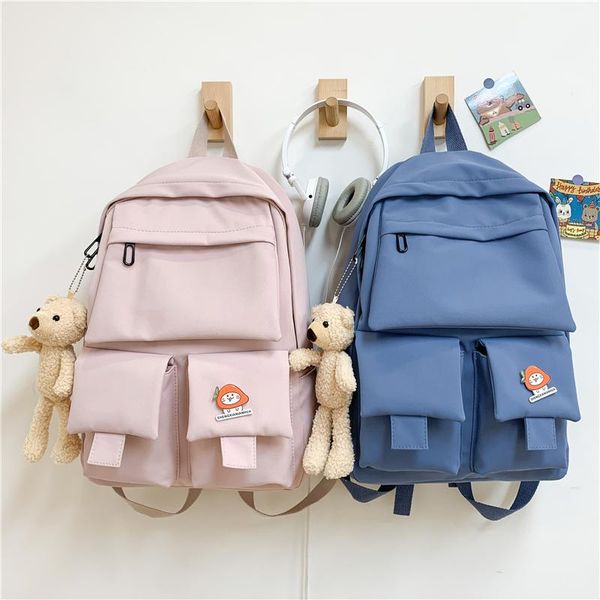 backpack solid color college student retro large-capacity school bag female japanese harajuku versatile multifunctional
backpack solid color college student retro large-capacity school bag female japanese harajuku versatile multifunctional