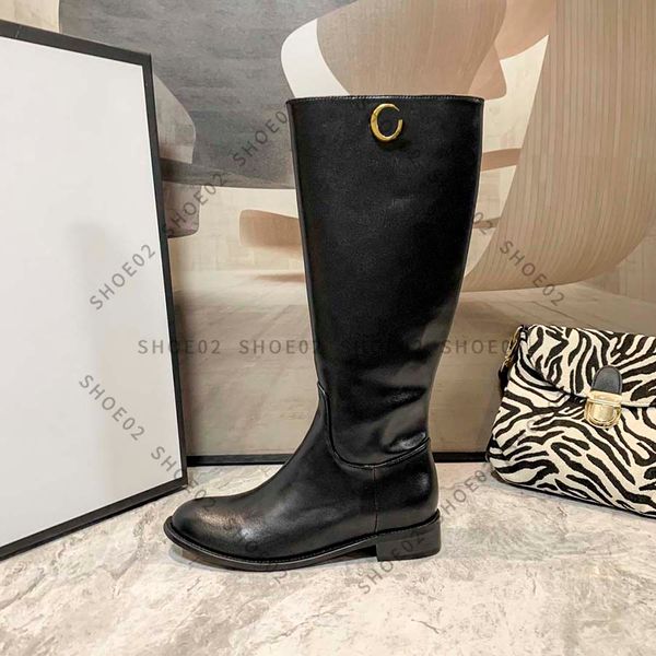 women designer boots knee boot designers genuine leather shoes fashion shoe winter fall with box eu:35-41 by shoe02 01, Black
women designer boots knee boot designers genuine leather shoes fashion shoe winter fall with box eu:35-41 by shoe02 01, Black