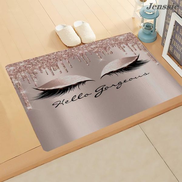 carpets welcome doormat cartoon eyelashes printed floor mat non-slip absorbent bath modern carpet glitter decorative pad 40*60cm
carpets welcome doormat cartoon eyelashes printed floor mat non-slip absorbent bath modern carpet glitter decorative pad 40*60cm
