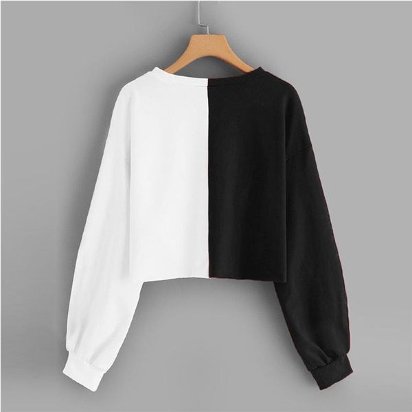 women's hoodies & sweatshirts sweatshirt women fashion solid long sleeve splice winter outwear short pullover hooded blouse gothic stre, Black
women's hoodies & sweatshirts sweatshirt women fashion solid long sleeve splice winter outwear short pullover hooded blouse gothic stre, Black