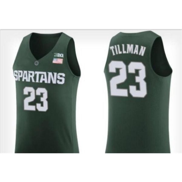 goodjob men youth women vintage michigan state spartans xavier tillman #23 basketball jersey size s-6xl or custom any name or number jersey, Black
goodjob men youth women vintage michigan state spartans xavier tillman #23 basketball jersey size s-6xl or custom any name or number jersey, Black