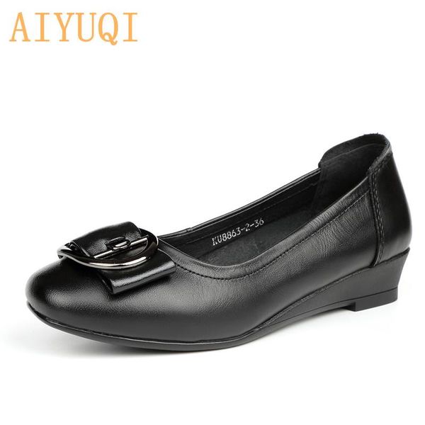 dress shoes aiyuqi women low heel 2021 spring genuine leather not tired walking casual wedges mother lady, Black
dress shoes aiyuqi women low heel 2021 spring genuine leather not tired walking casual wedges mother lady, Black
