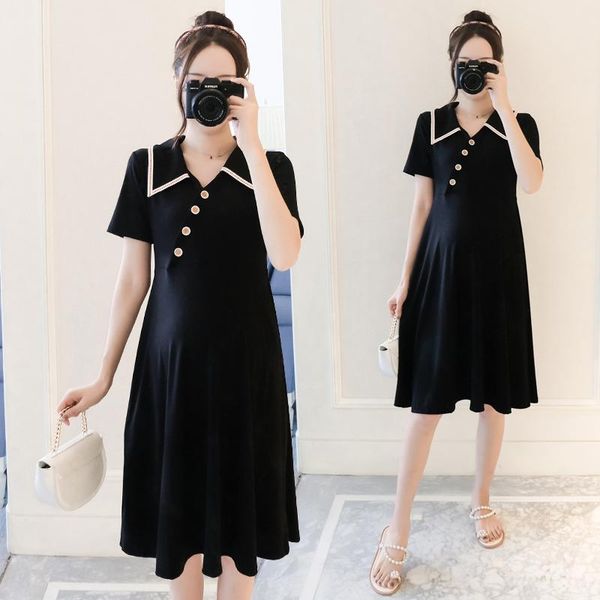 maternity dresses 0775# clothes summer v neck button open slim cotton short sleeves loose stylish dress pregnant women mom, White
maternity dresses 0775# clothes summer v neck button open slim cotton short sleeves loose stylish dress pregnant women mom, White