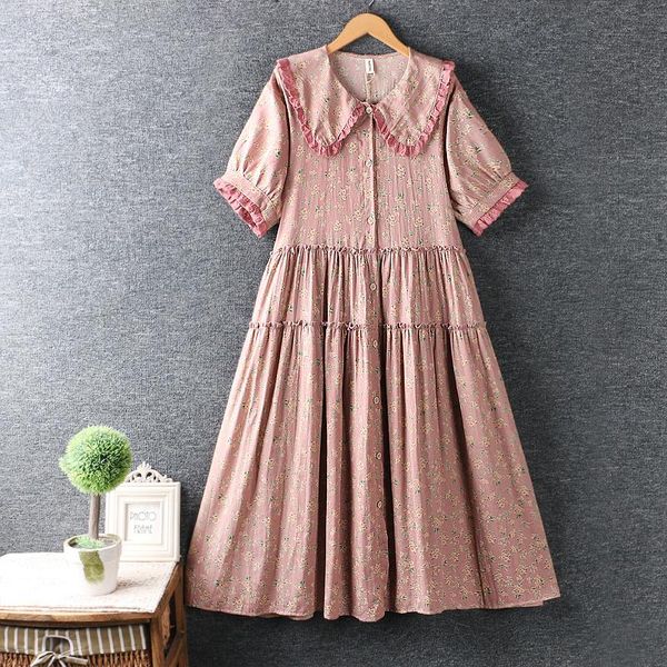 casual dresses summer short sleeve single breasted midi dress loose floral, Black;gray
casual dresses summer short sleeve single breasted midi dress loose floral, Black;gray