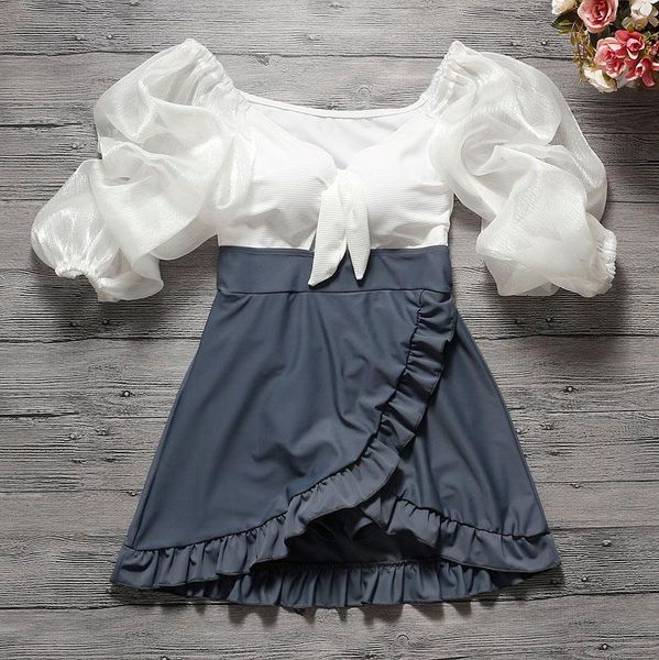 women patchwork one piece swimwear short sleeve bathing suit beachwear swimsuit summer swim beach dress swimming suits
women patchwork one piece swimwear short sleeve bathing suit beachwear swimsuit summer swim beach dress swimming suits