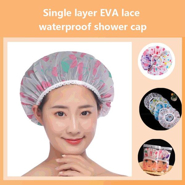 shower caps thickened frosted printed lace cap waterproof protect hair home bathroom women treatment hat
shower caps thickened frosted printed lace cap waterproof protect hair home bathroom women treatment hat