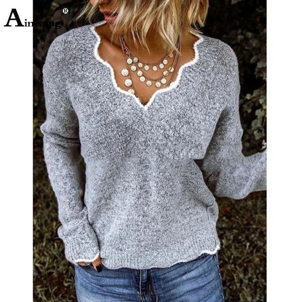 women's sweaters plus size 3xl v-neck streetwear 2021 casual long-sleeved autumn femme knitting sweater pullovers, White;black
women's sweaters plus size 3xl v-neck streetwear 2021 casual long-sleeved autumn femme knitting sweater pullovers, White;black