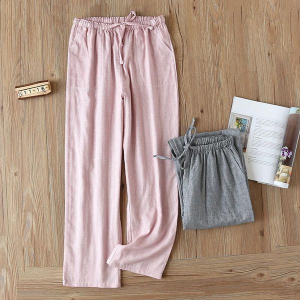 women's sleepwear couple pajamas autumn thin loose breathable pants washed cotton men and women long comfortable home, Black;red
women's sleepwear couple pajamas autumn thin loose breathable pants washed cotton men and women long comfortable home, Black;red