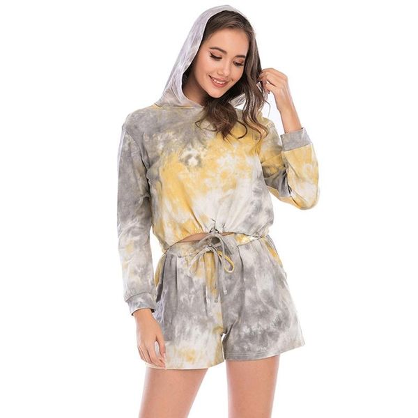 women's tracksuits tie dye print basic tshirt long sleeve shorts two piece set women casual outfits lounge wear jogging biker, Gray
women's tracksuits tie dye print basic tshirt long sleeve shorts two piece set women casual outfits lounge wear jogging biker, Gray