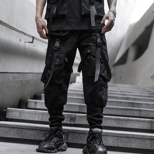 new ribbons pockets men's jogger trousers 2021 spring summer hip hop harem pants fashion darkly style male sweatpants streetwear 2slv z, Black
new ribbons pockets men's jogger trousers 2021 spring summer hip hop harem pants fashion darkly style male sweatpants streetwear 2slv z, Black