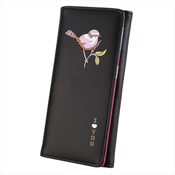 fashion lady purses long women wallets id cards holder bird print girls hasp moneybags coin purse woman clutch wallet pouch, Red;black
fashion lady purses long women wallets id cards holder bird print girls hasp moneybags coin purse woman clutch wallet pouch, Red;black