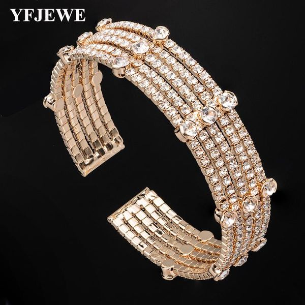 link, chain yfjewe 2021 fashion crystal double opening bracelet women jewelry gift mujer pulseras b242, Black
link, chain yfjewe 2021 fashion crystal double opening bracelet women jewelry gift mujer pulseras b242, Black
