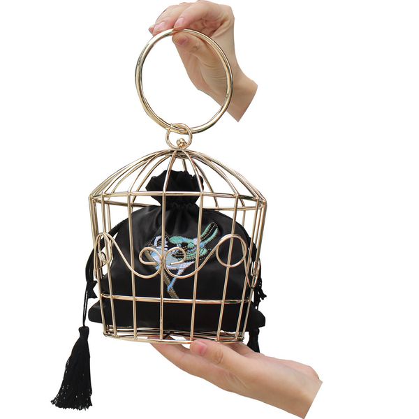 fashion evening bag personalized embroidery hook flower metal hoop birdcage handbag show dress
fashion evening bag personalized embroidery hook flower metal hoop birdcage handbag show dress