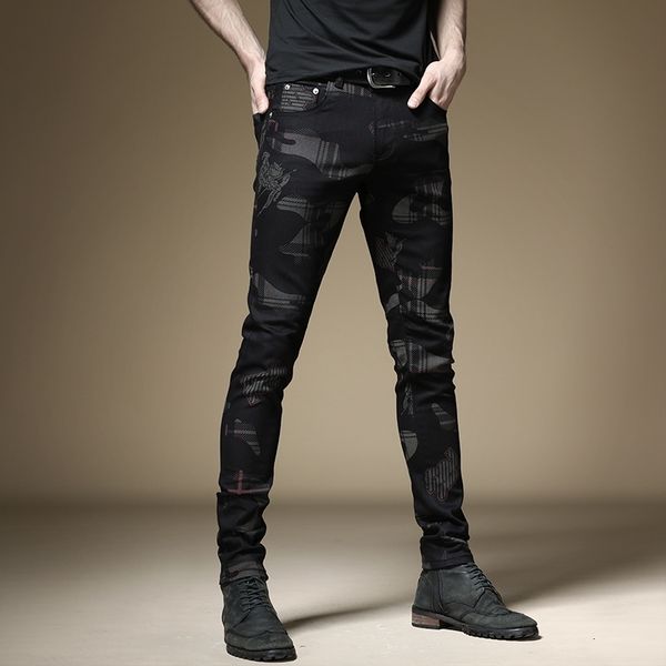 new european male-style black printing jeans thin hip-hop trend summer denim 95z4, Blue
new european male-style black printing jeans thin hip-hop trend summer denim 95z4, Blue