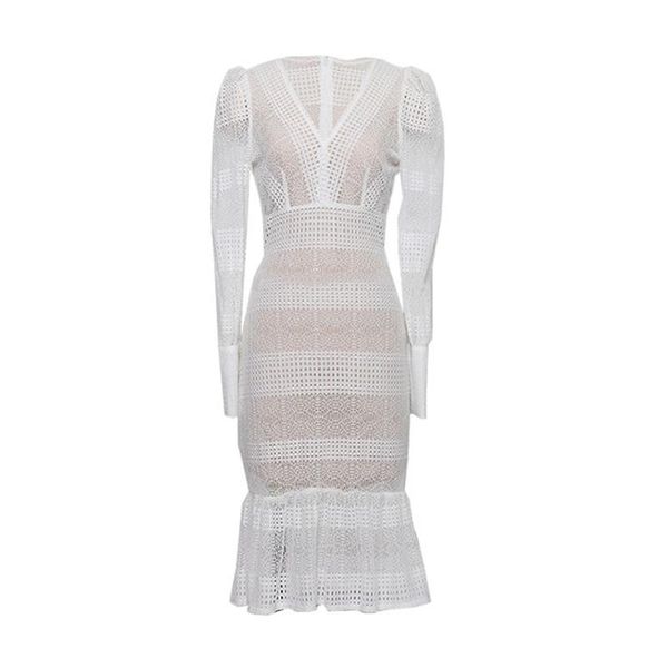 perhaps u white v-neck hollow out lace empire button long sleeve mermaid mini dress d1999, Black;gray
perhaps u white v-neck hollow out lace empire button long sleeve mermaid mini dress d1999, Black;gray